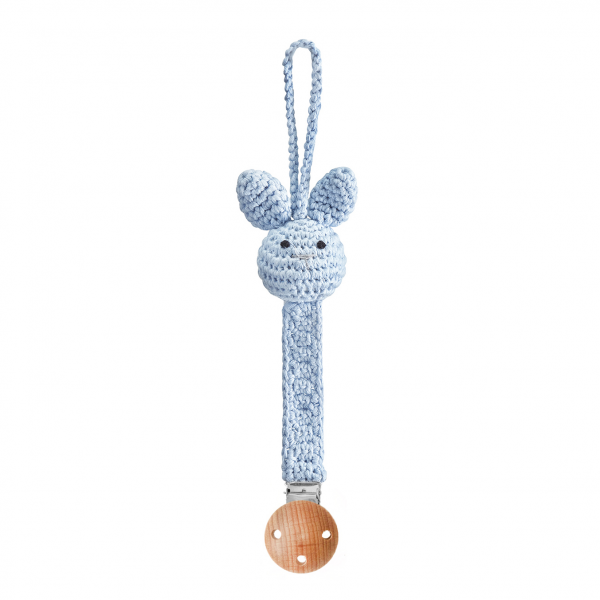Pacifier Clip Bunny